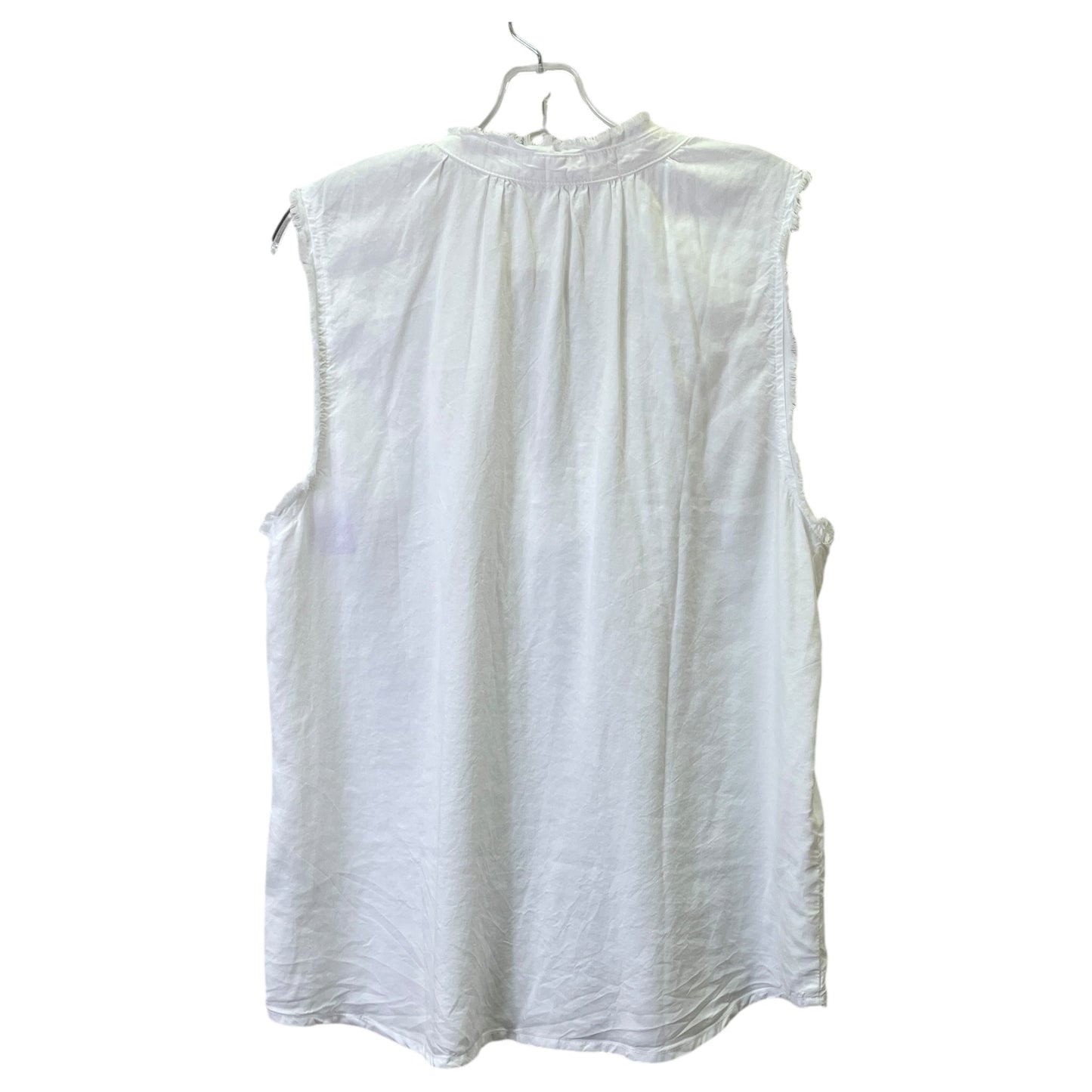 Top Sleeveless By Cloth & Stone In White, Size:L