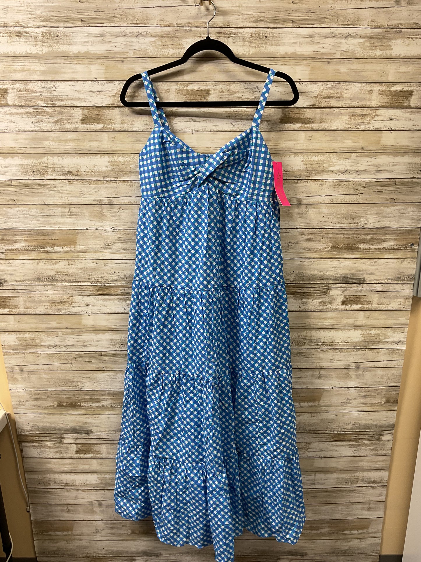 Dress Designer By Lilly Pulitzer In Blue & Yellow, Size:8