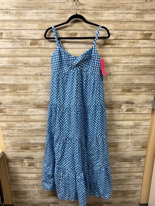 Dress Designer By Lilly Pulitzer In Blue & Yellow, Size:8