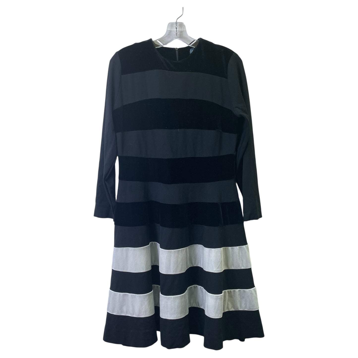 Dress Party Midi By Noni Teen In Black & White, Size:Xl