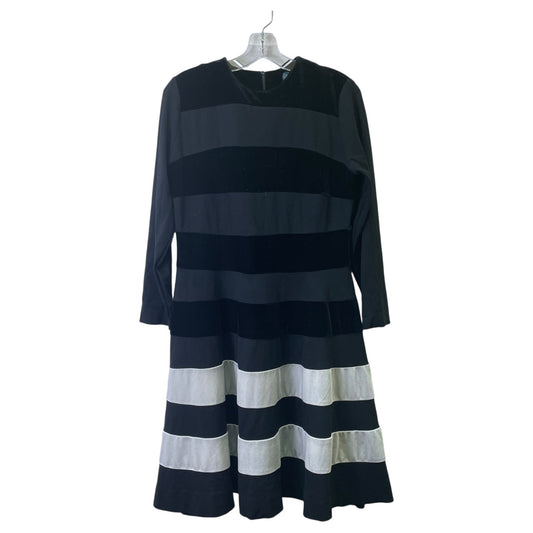 Dress Party Midi By Noni Teen In Black & White, Size:Xl