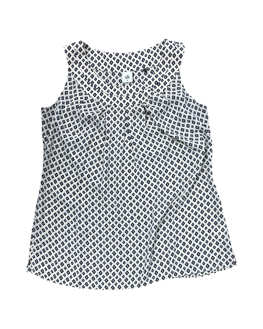 Top Sleeveless By Cabi In Cream, Size:Xl