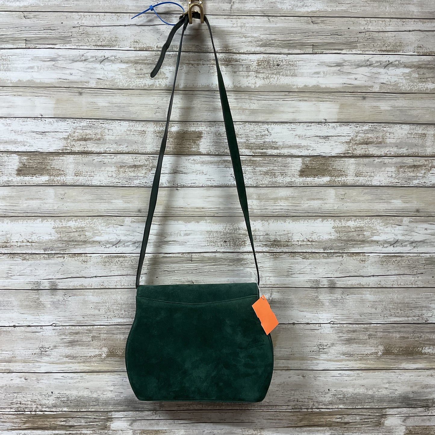 Crossbody Luxury Designer By Ferragamo In Green, Size:Small