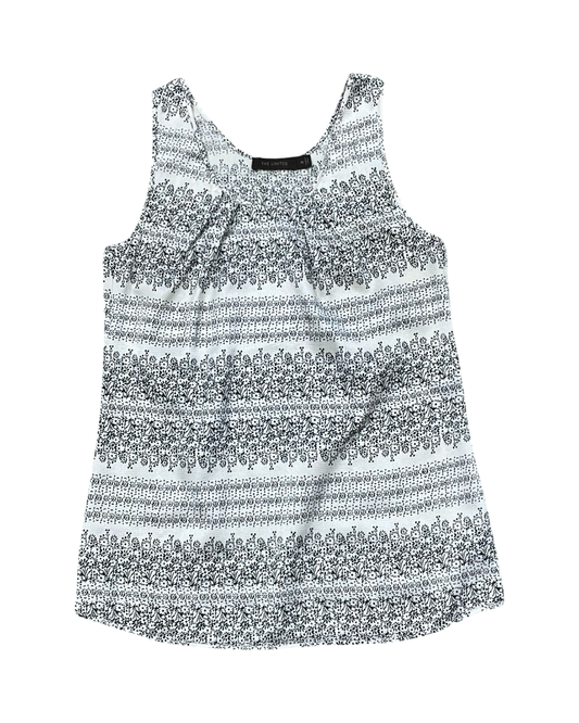 Top Sleeveless By Limited In Cream, Size:Xs