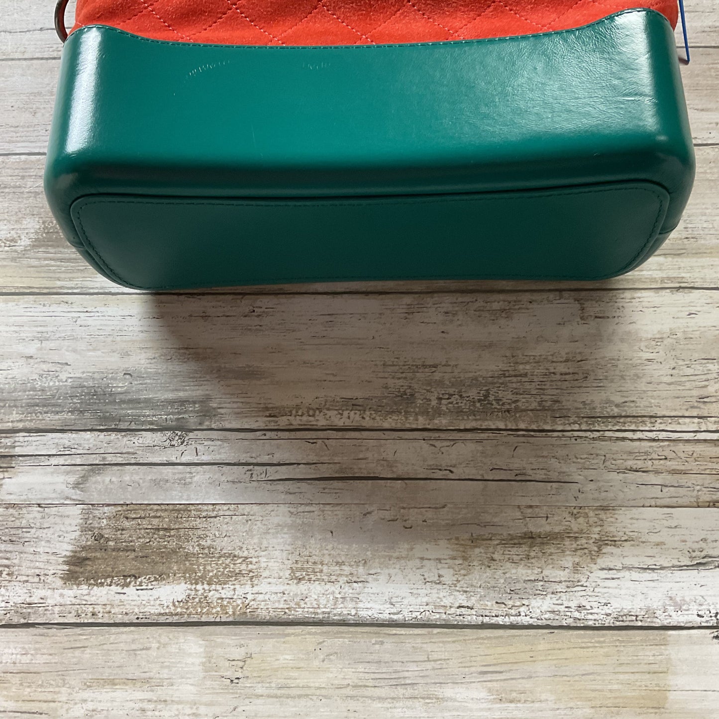 Handbag Luxury Designer By Chanel In Blue & Orange, Size:Medium