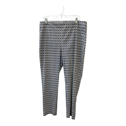 Pants Other By Chicos In Blue & White, Size:12