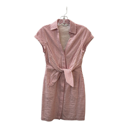 Dress Casual Short By Vineyard Vines In Red & White, Size:Xxs
