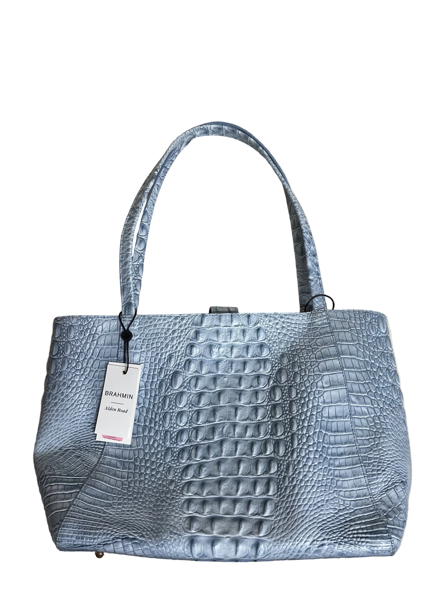 Handbag Designer By Brahmin In Blue, Size:Large