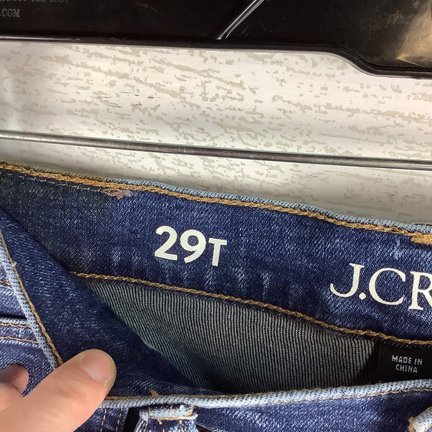 Jeans Boot Cut By J. Crew In Blue Denim, Size: 29 Tall