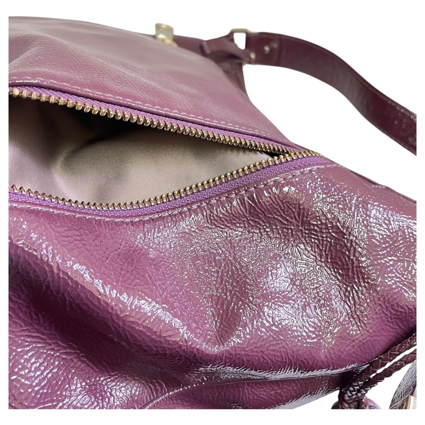 Handbag By Cole-Haan In Purple, Size:Large