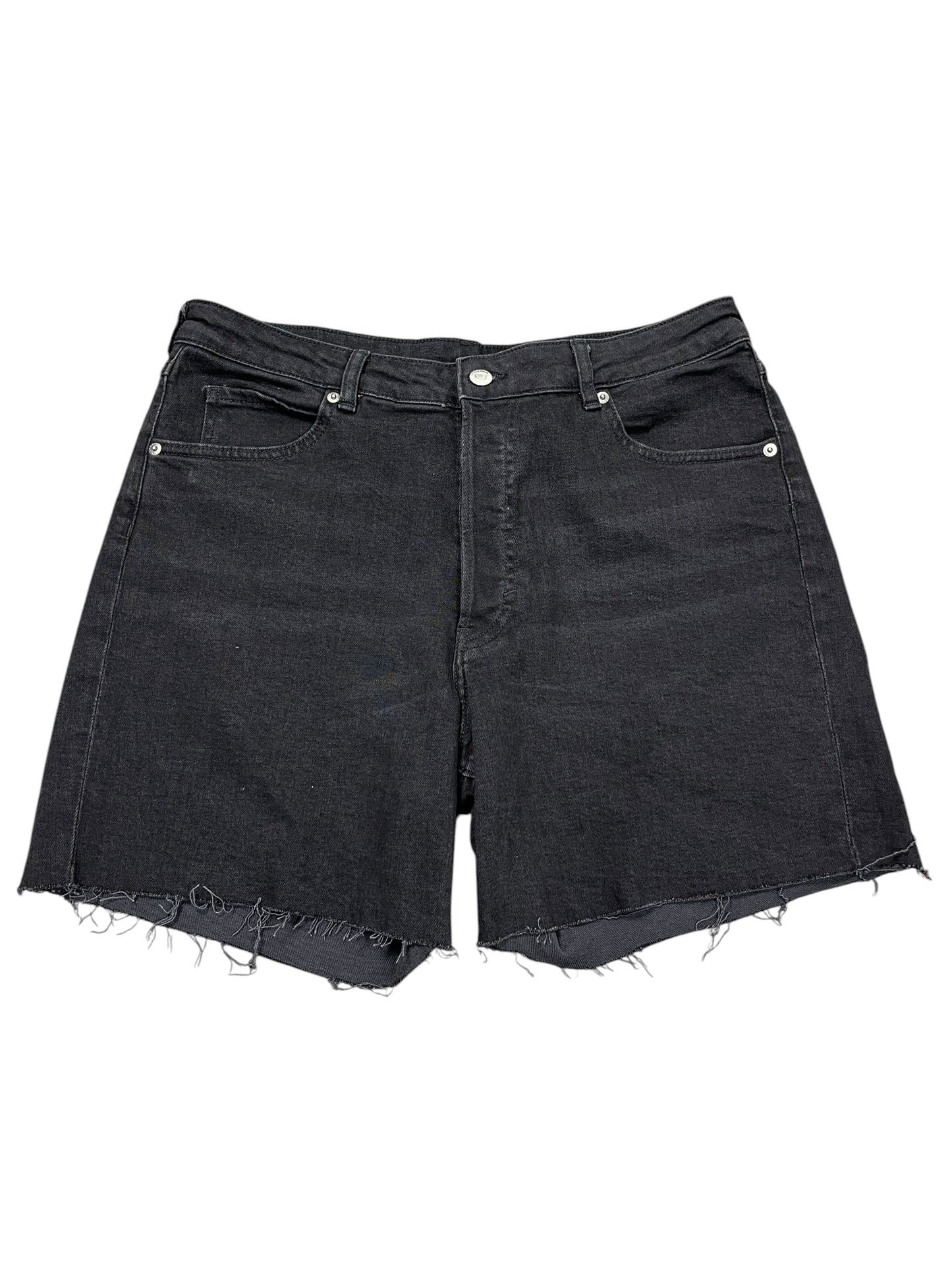 Shorts By & DENIM  In Black Denim, Size:Xl