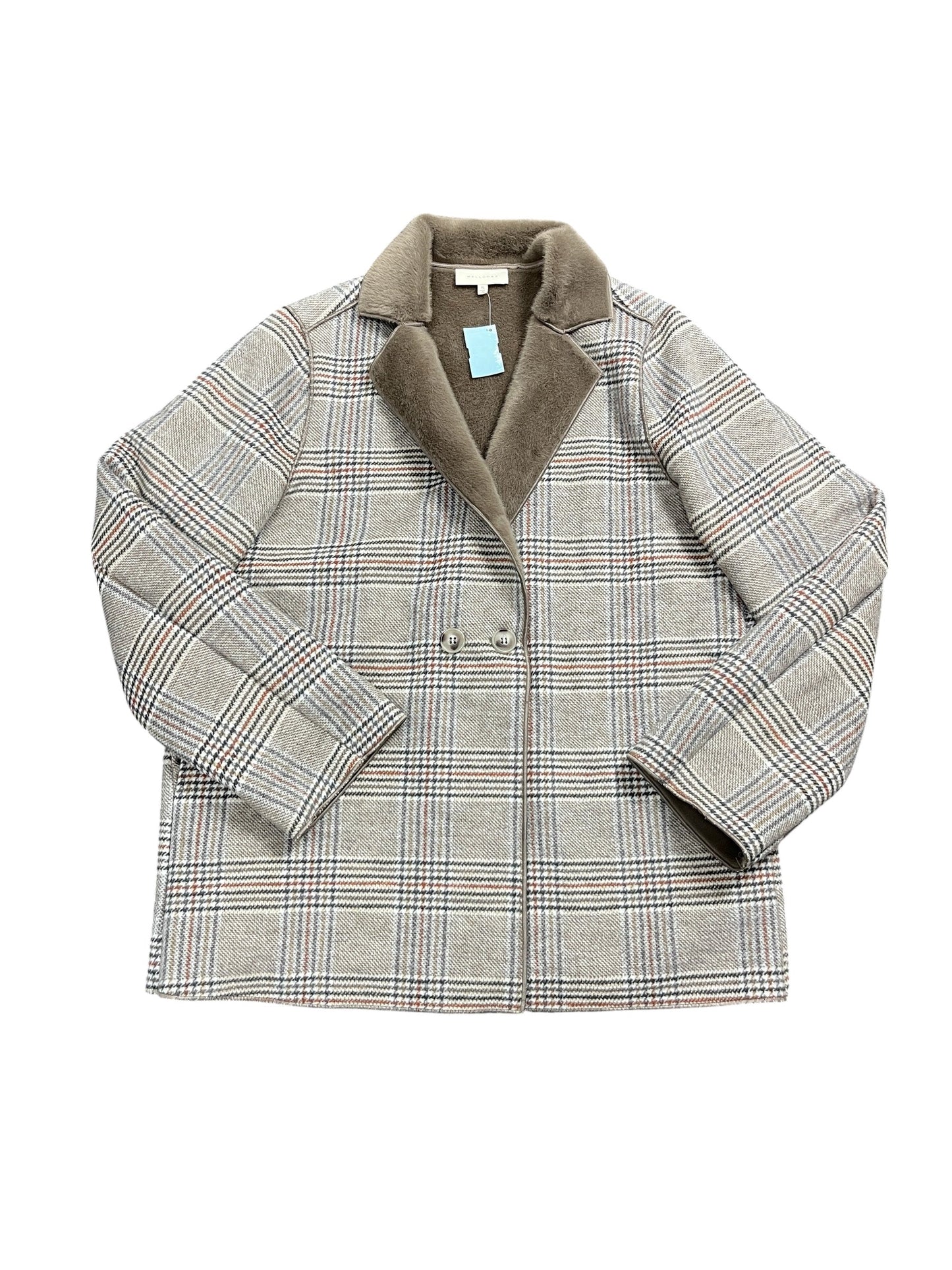 Jacket Fleece By Melloday In Brown, Size:Xl