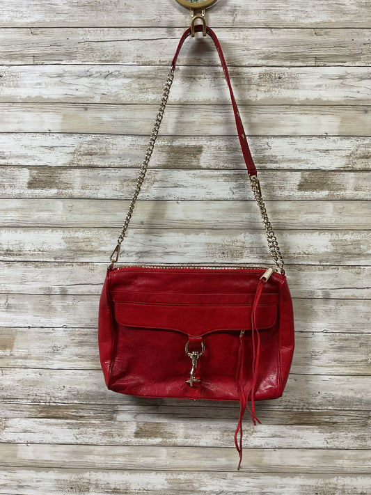 Handbag Designer By Rebecca Minkoff In Red, Size:Medium