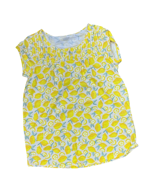 Top Ss By Lands End In Yellow, Size:M