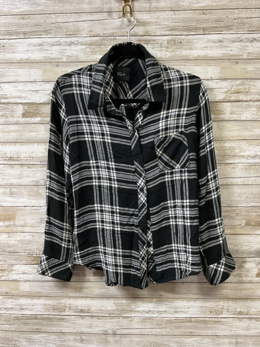 Top Ls By Rails In Black & White, Size:M
