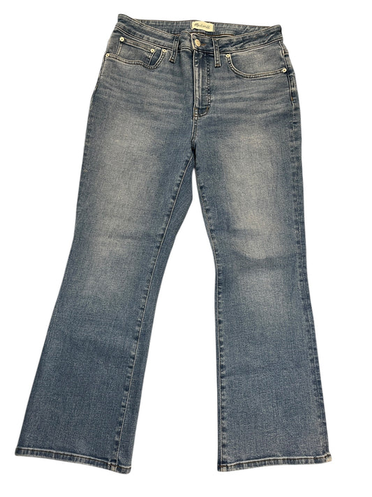 Jeans Flared By Madewell In Blue Denim, Size:10