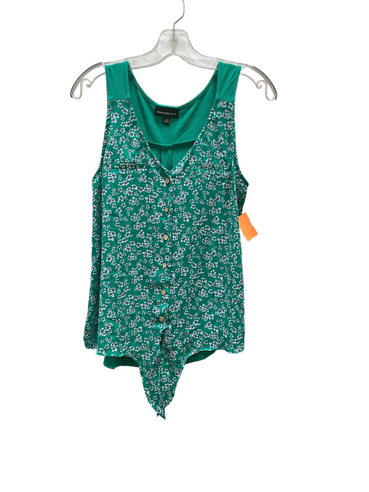 Top Sleeveless By Fortune & Ivy In Floral Print, Size:M