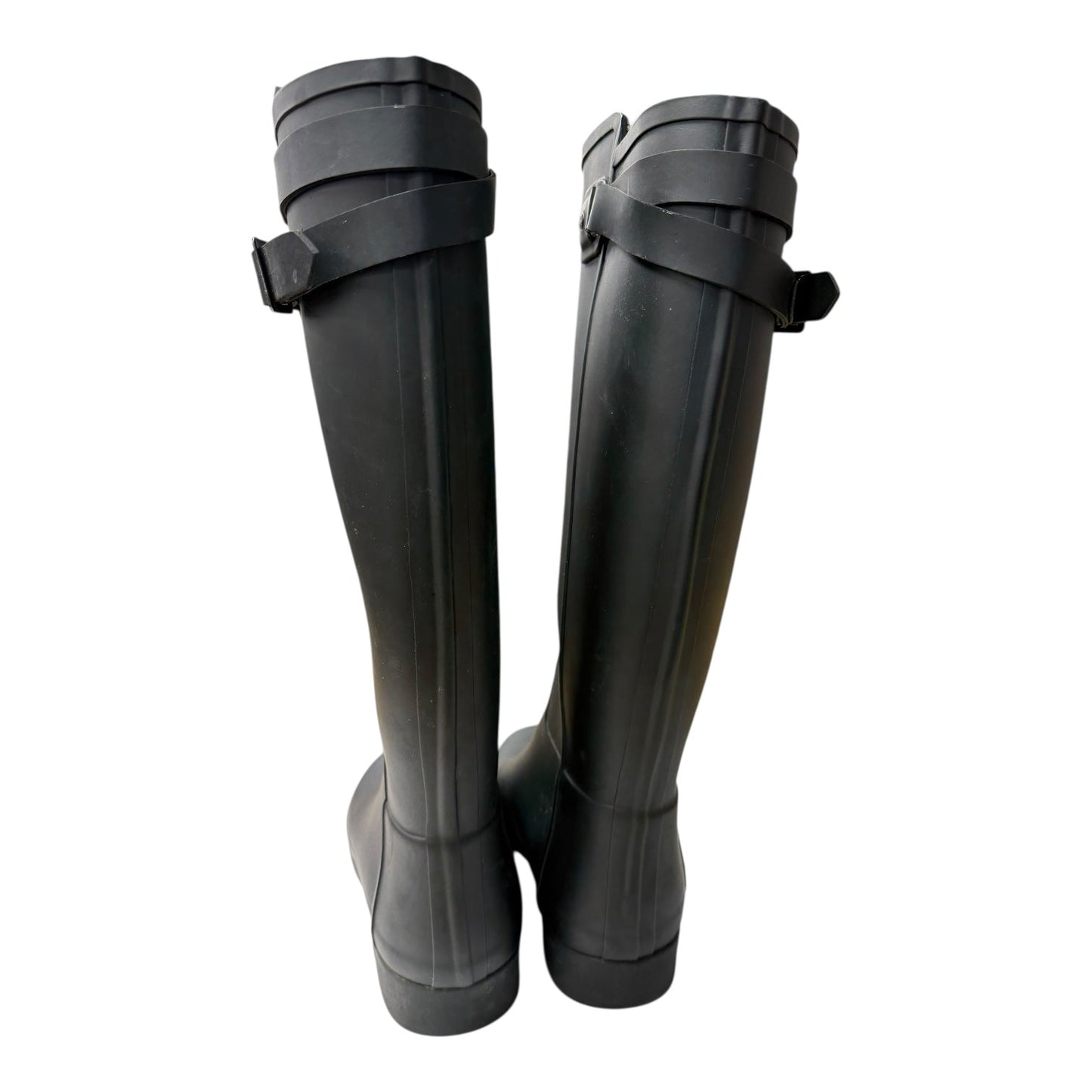 Boots Rain By Hunter In Black, Size:10