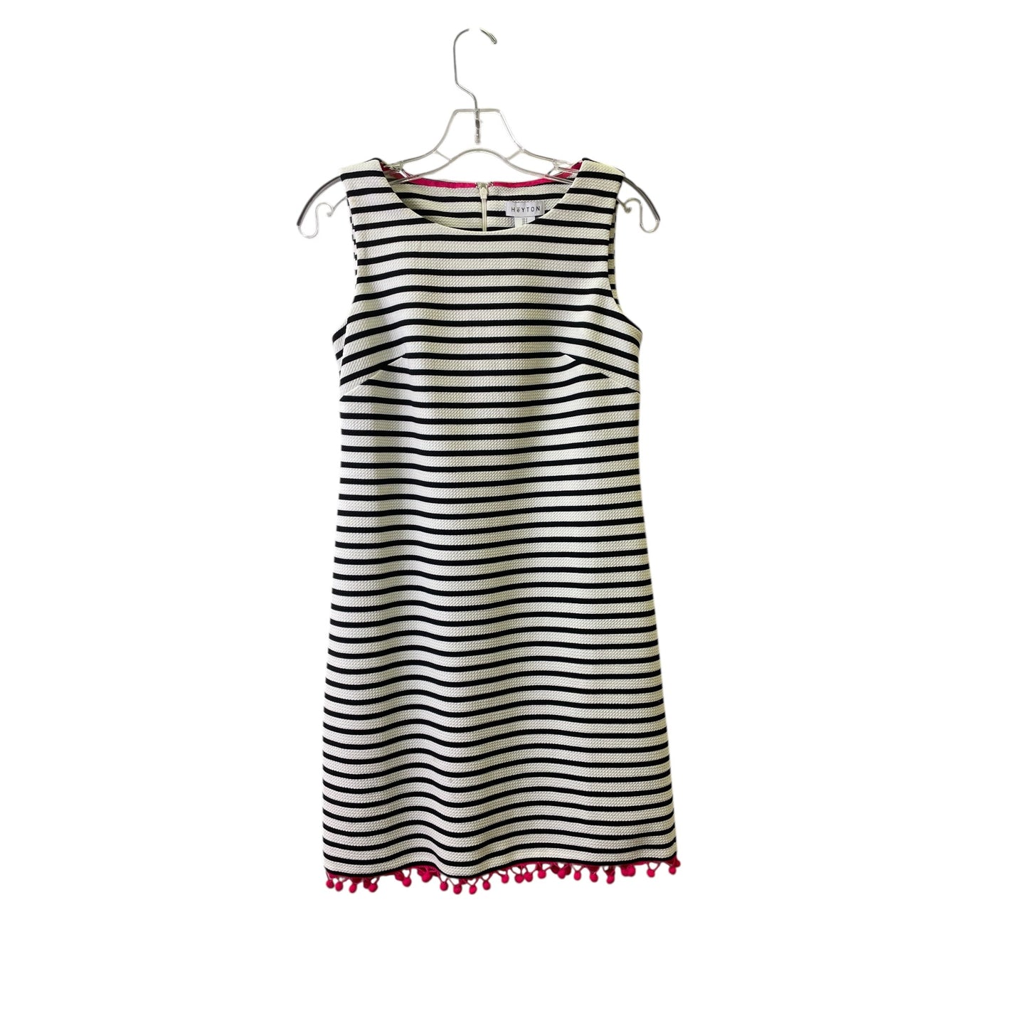 Dress Work By Heyton In Black & White, Size:Xs