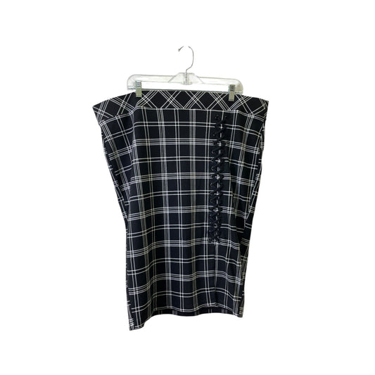 Skirt Midi By Torrid In Black & White, Size:24