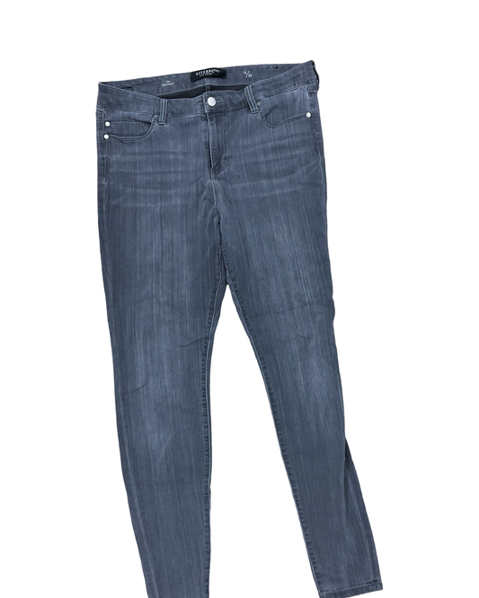 Jeans Skinny By Liverpool In Grey, Size:14