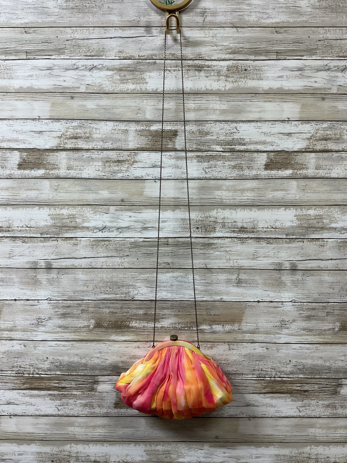 Crossbody By Cmb In Pink & Yellow, Size:Small