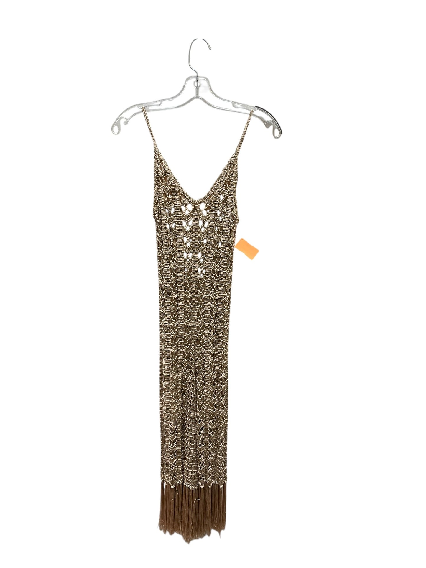 Dress Party Long By Venus In Gold, Size:S