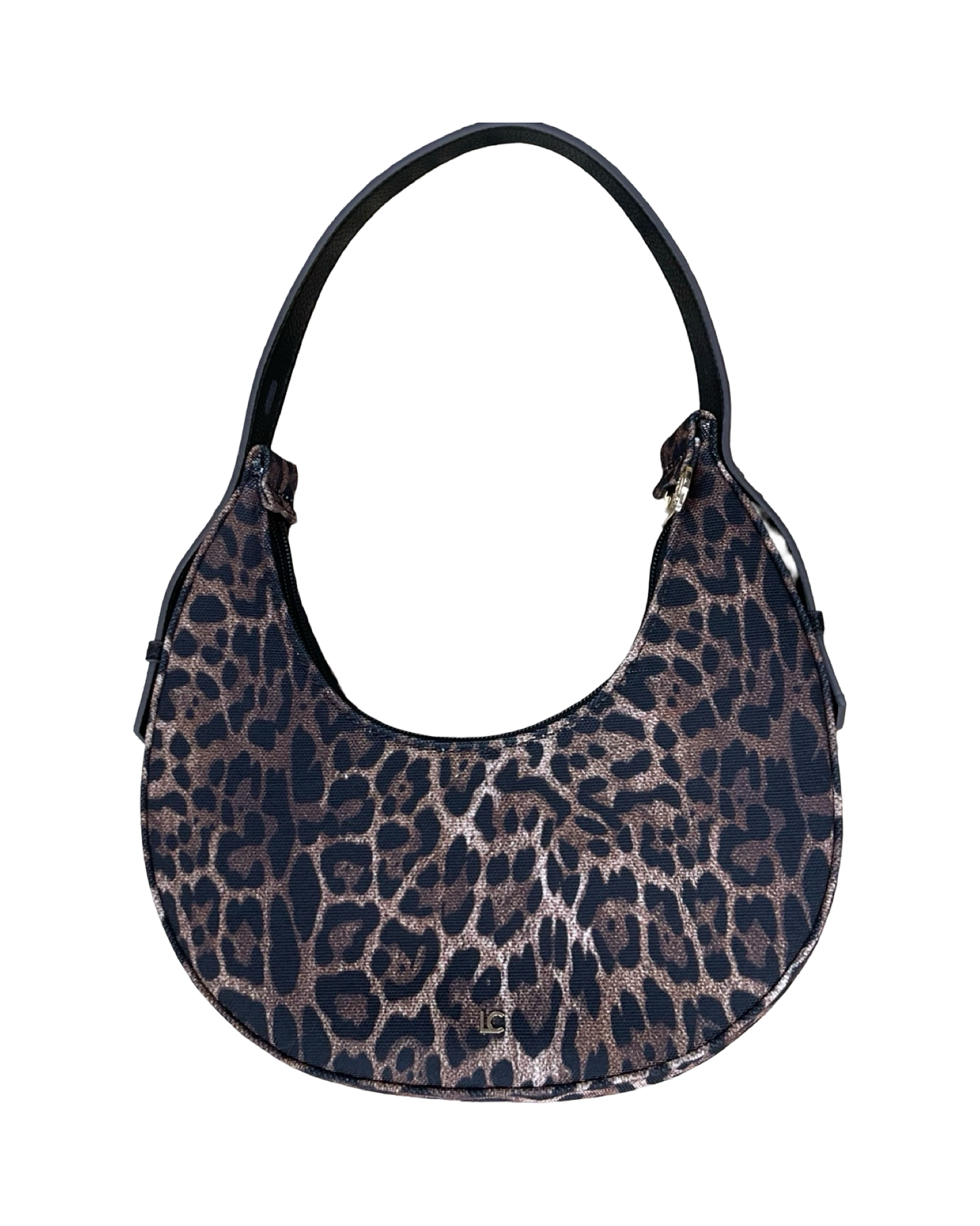 Handbag By Liz Claiborne In Leopard Print, Size:Small
