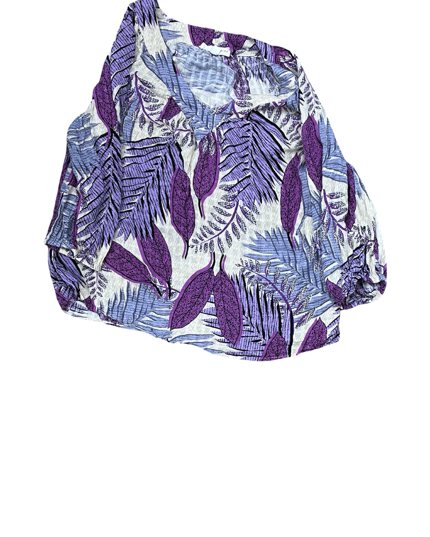 Top Ls By Jane And Delancey In Purple & Tan, Size:M