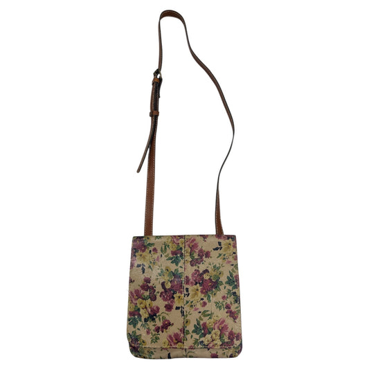 Crossbody Designer By Patricia Nash In Floral Print, Size:Small