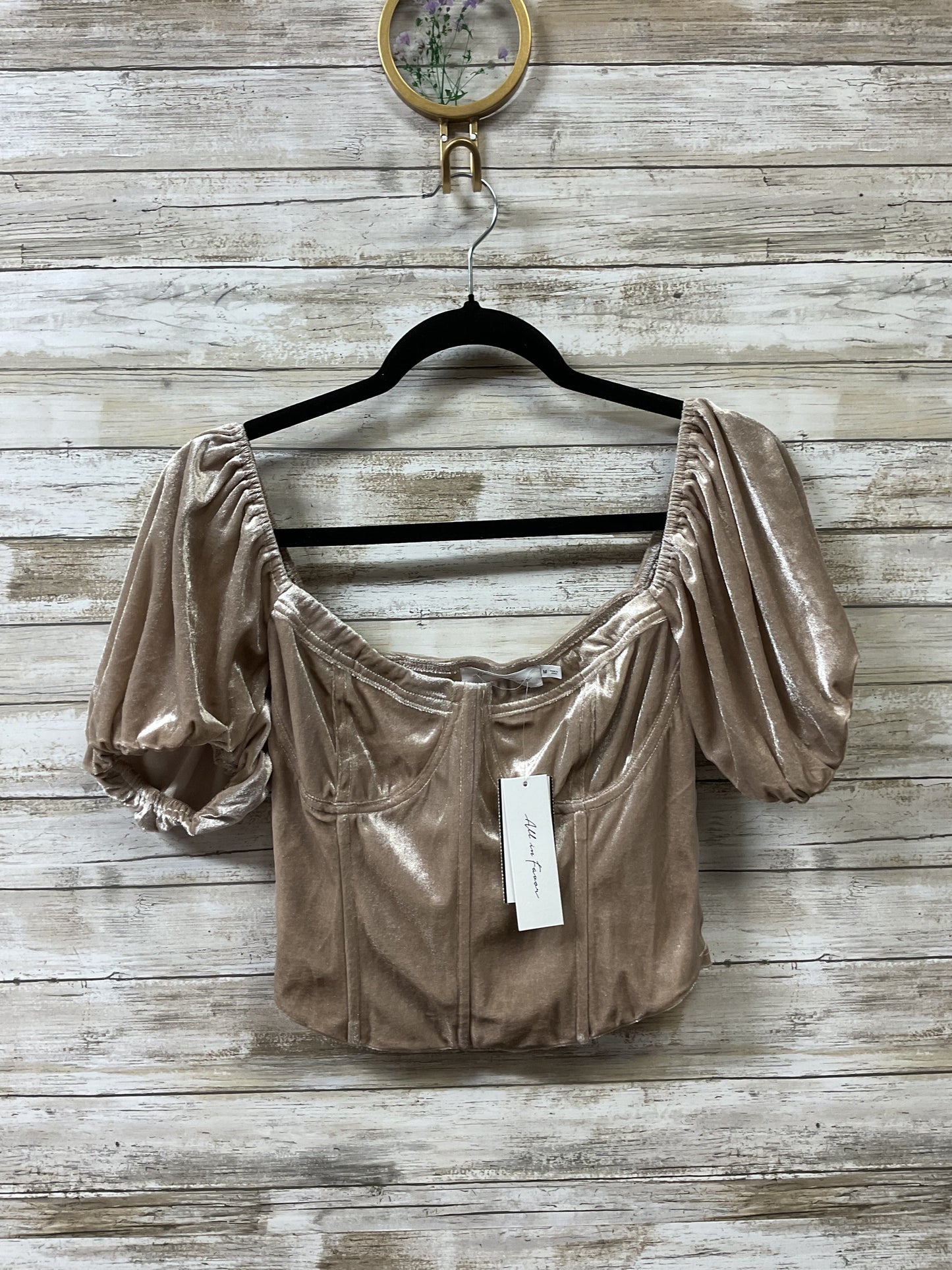 Top Ss By Cmc In Taupe, Size:M