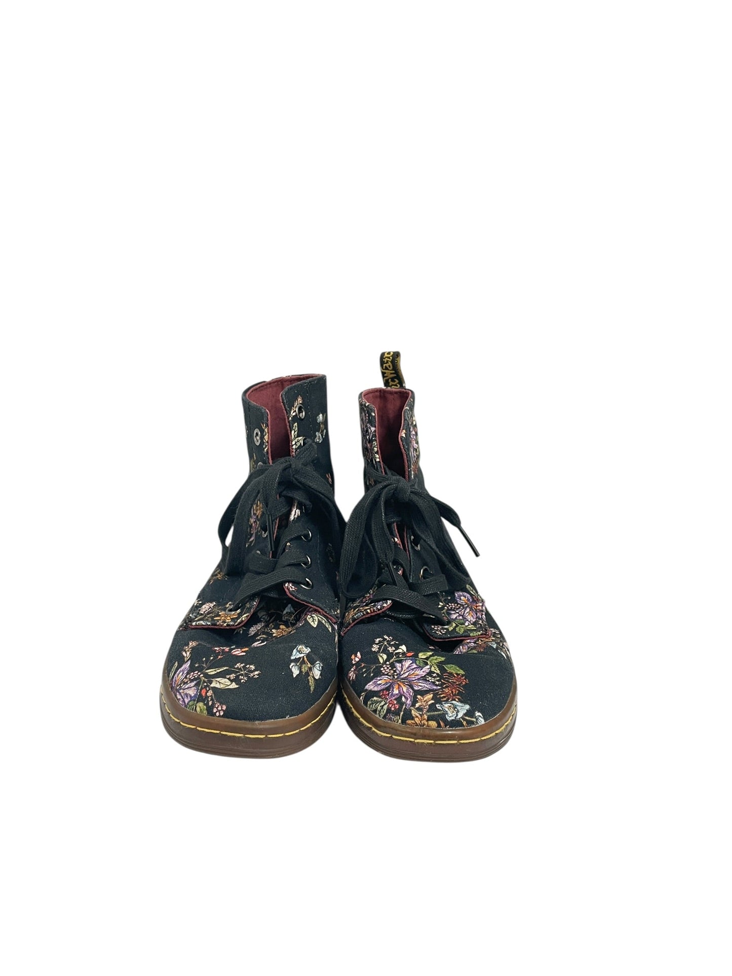 Shoes Sneakers By Dr Martens In Black & Purple, Size:6.5