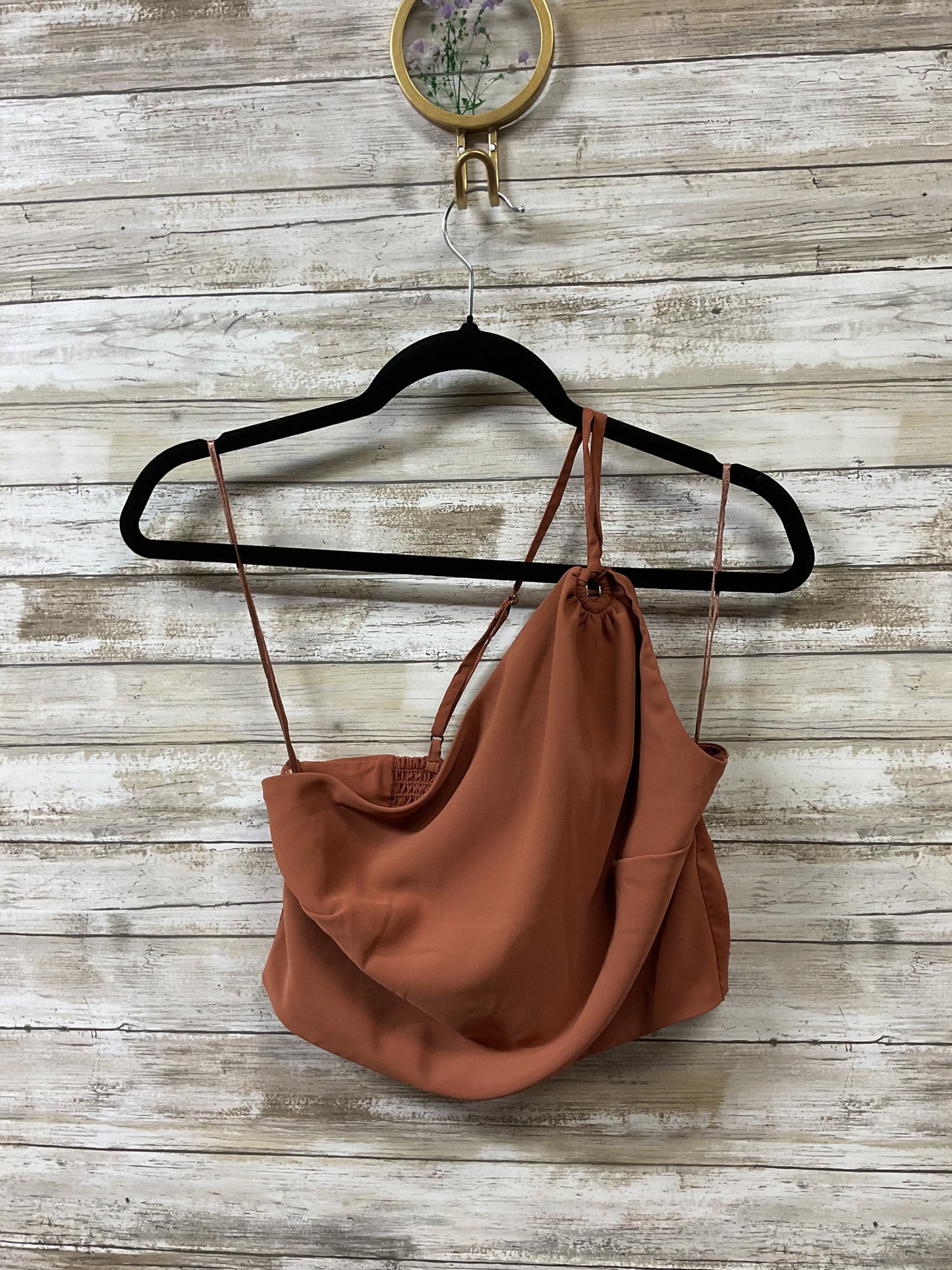 Top Sleeveless By Abercrombie And Fitch In Brown, Size:M