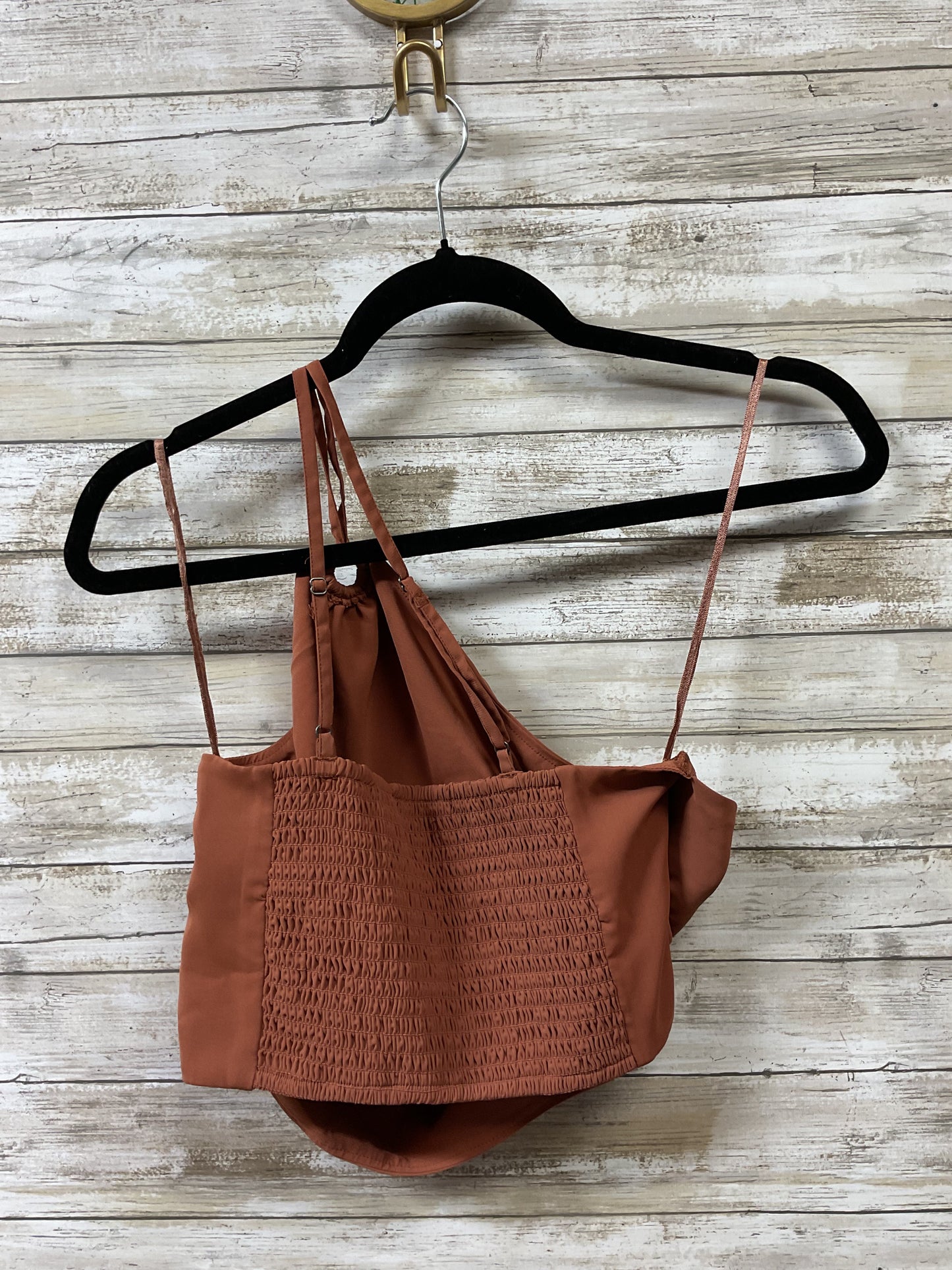 Top Sleeveless By Abercrombie And Fitch In Brown, Size:M