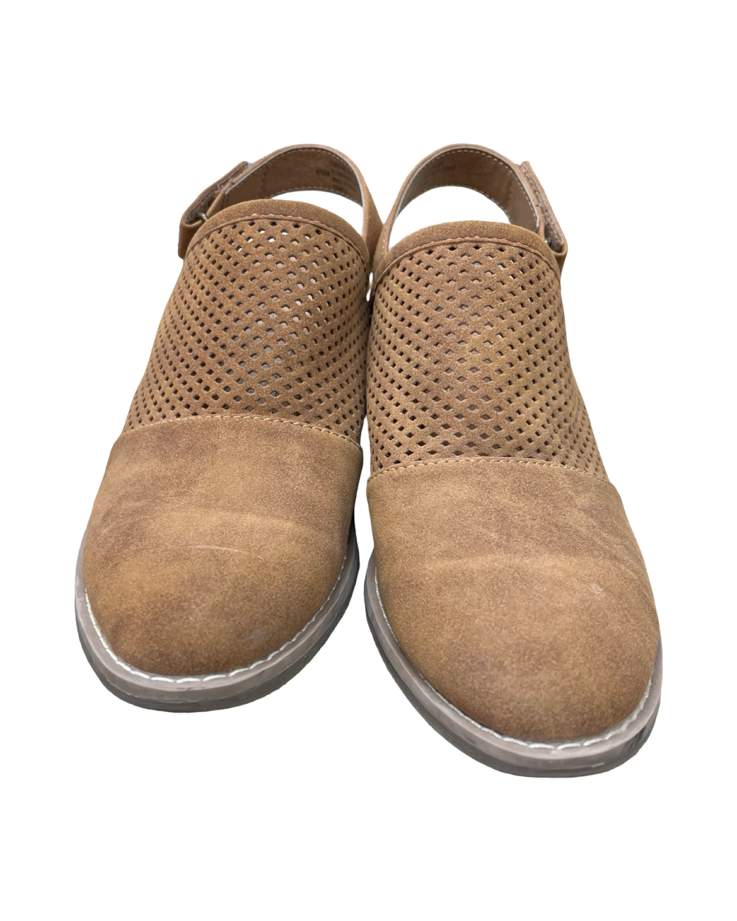 Shoes Heels Block By Sofft In Brown, Size:6.5