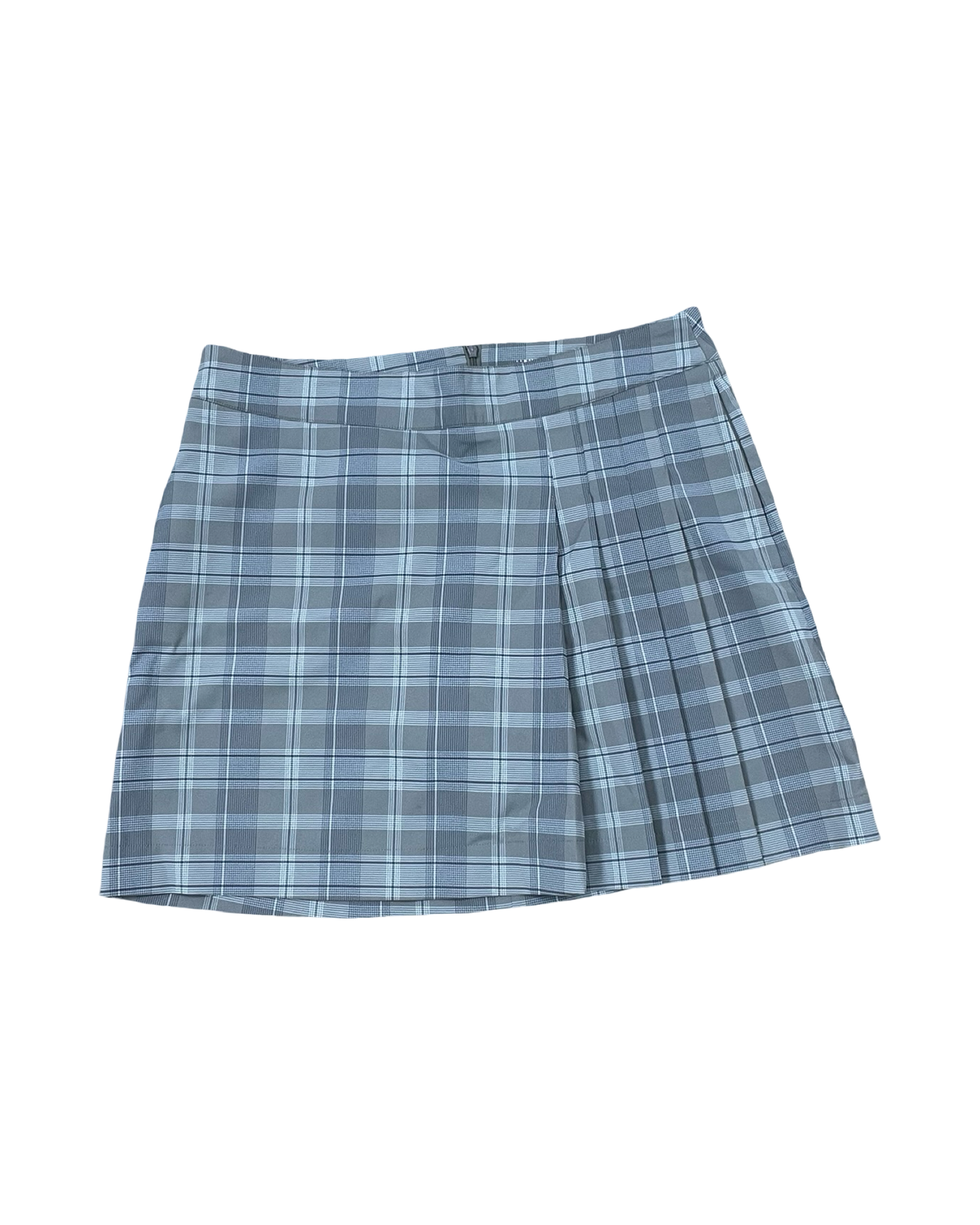 Athletic Skort By Nike In Grey & White, Size:M