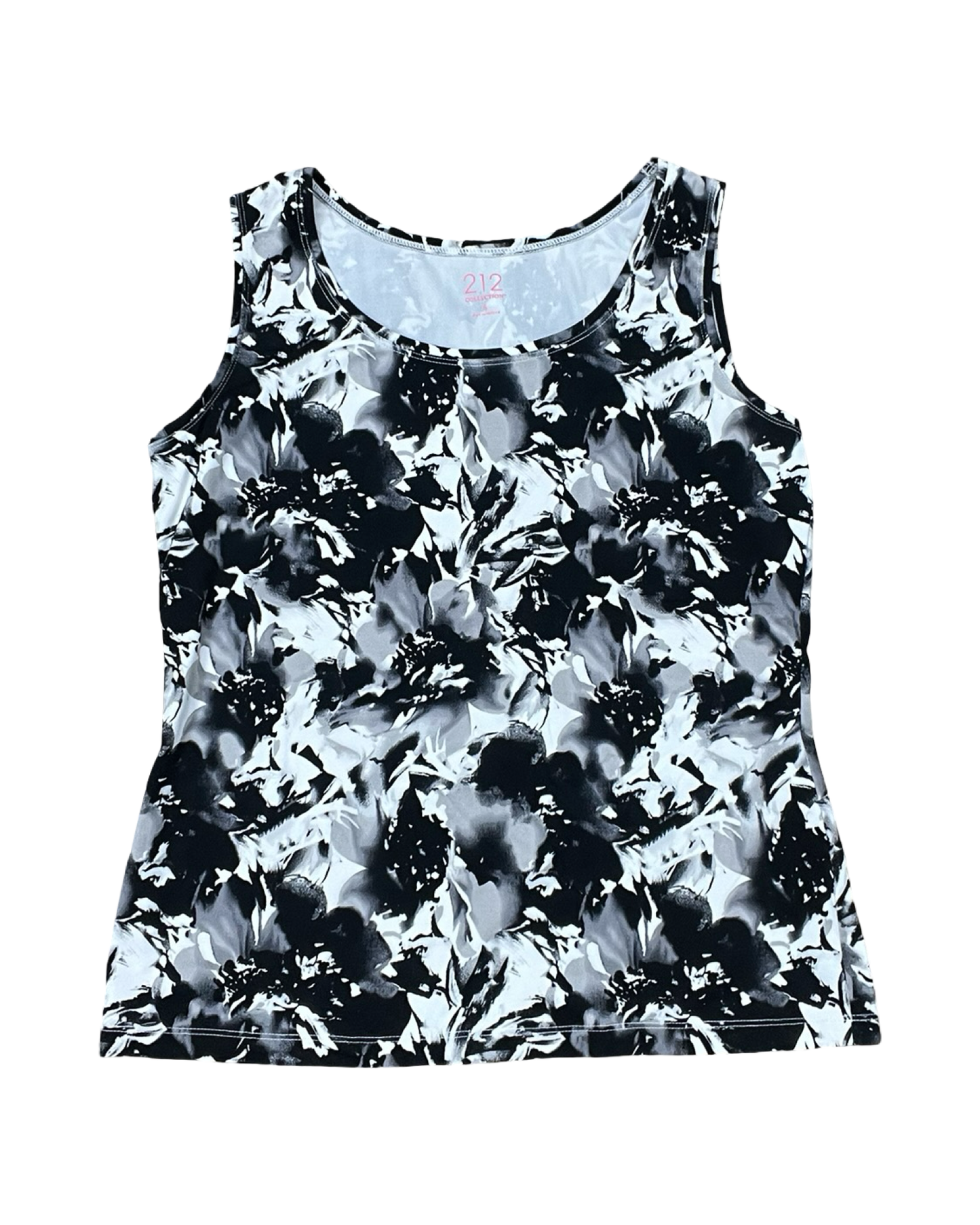 Top Sleeveless By 212 Collection In Black & White, Size:S