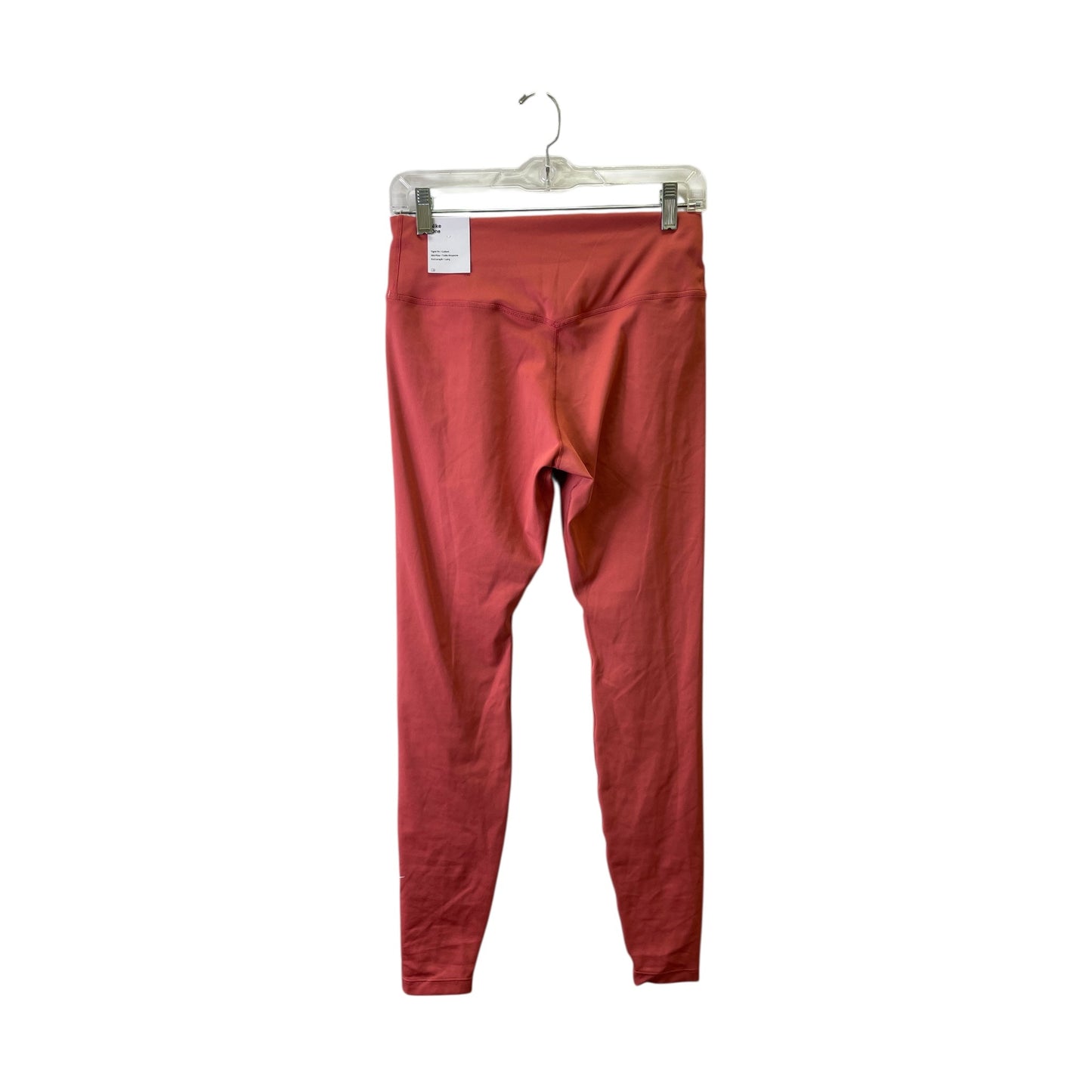Athletic Leggings By Nike Apparel In Orange, Size:M