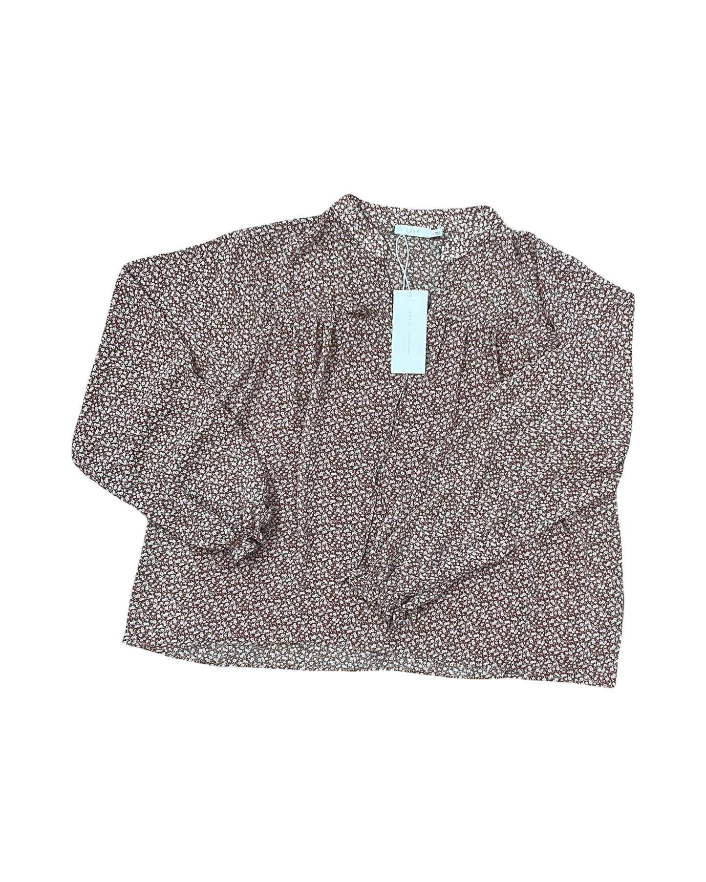 Top Ls By Lush In Brown & White, Size:M