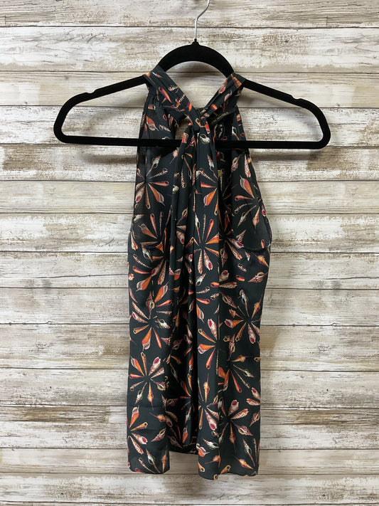 Top Sleeveless By Cmb In Black & Brown, Size:Xs