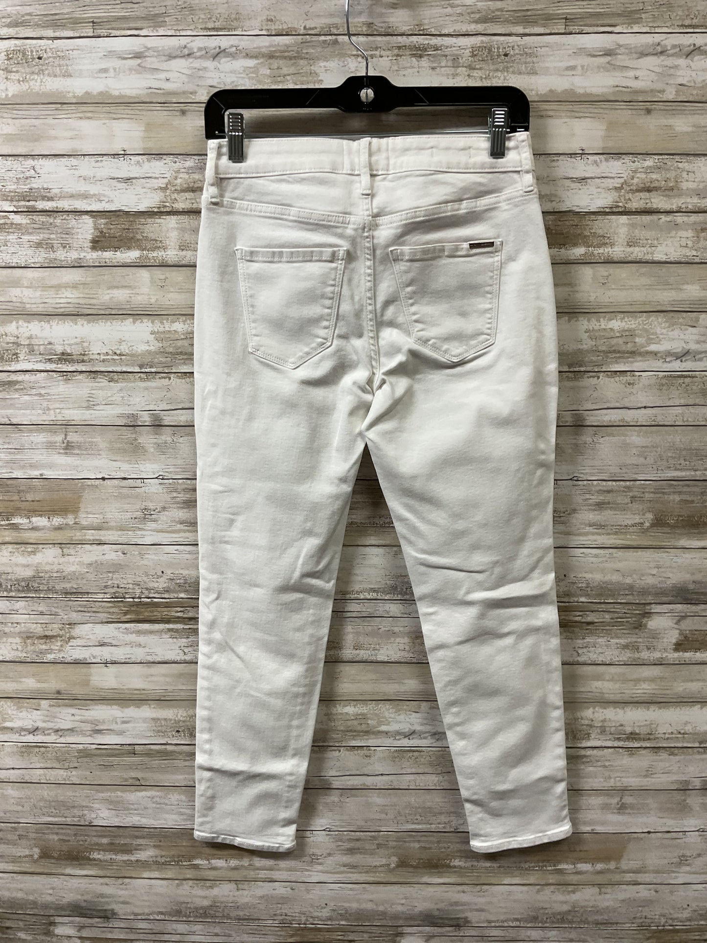 Jeans Skinny By White House Black Market In White, Size:0