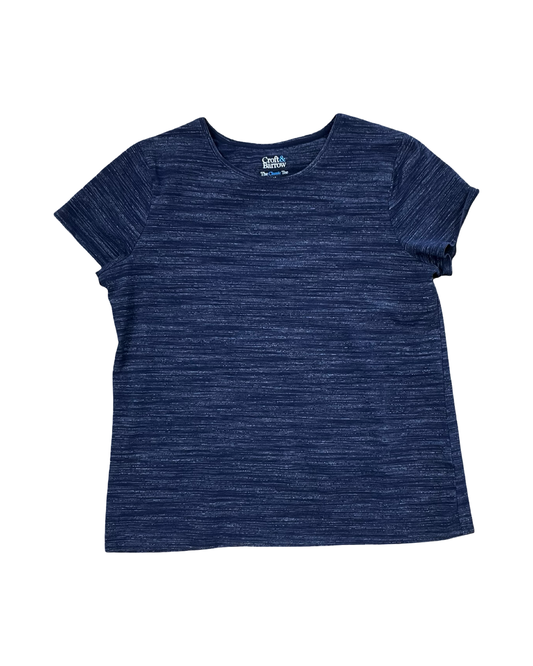Top Ss By Croft And Barrow In Navy, Size:M