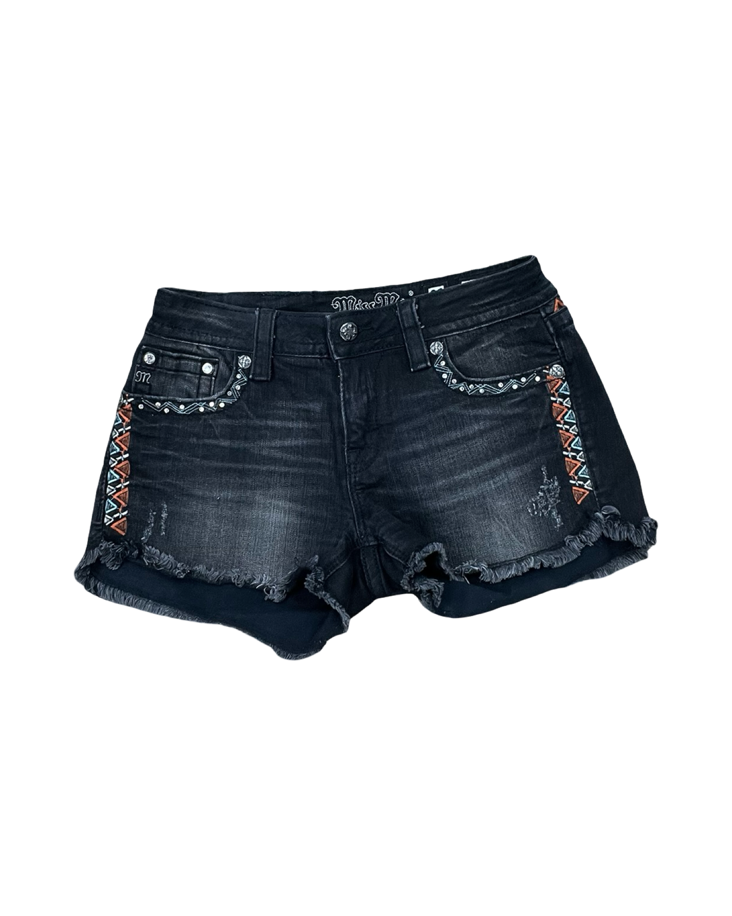 Shorts By Miss Me In Black, Size:8