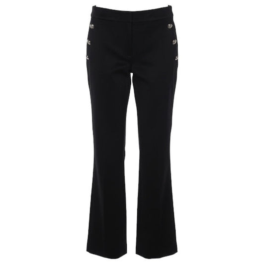 Velvet Sailor Pants By Maison Damelie X Anthropologie In Black, Size: 6