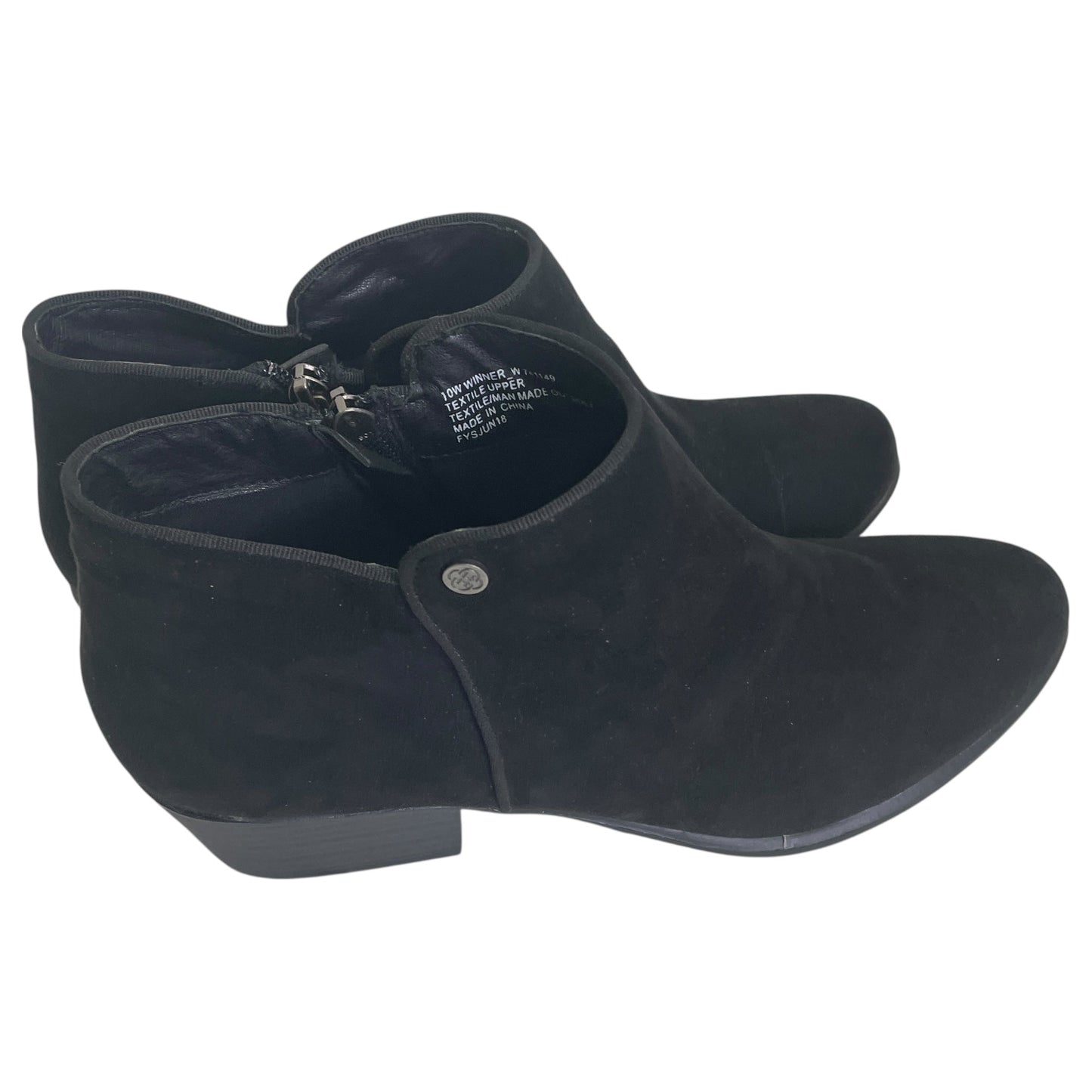 Boots Ankle Flats By Daisy Fuentes In Black, Size:10