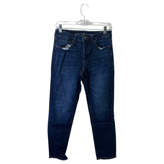 Jeans Skinny By American Eagle In Blue Denim, Size:2