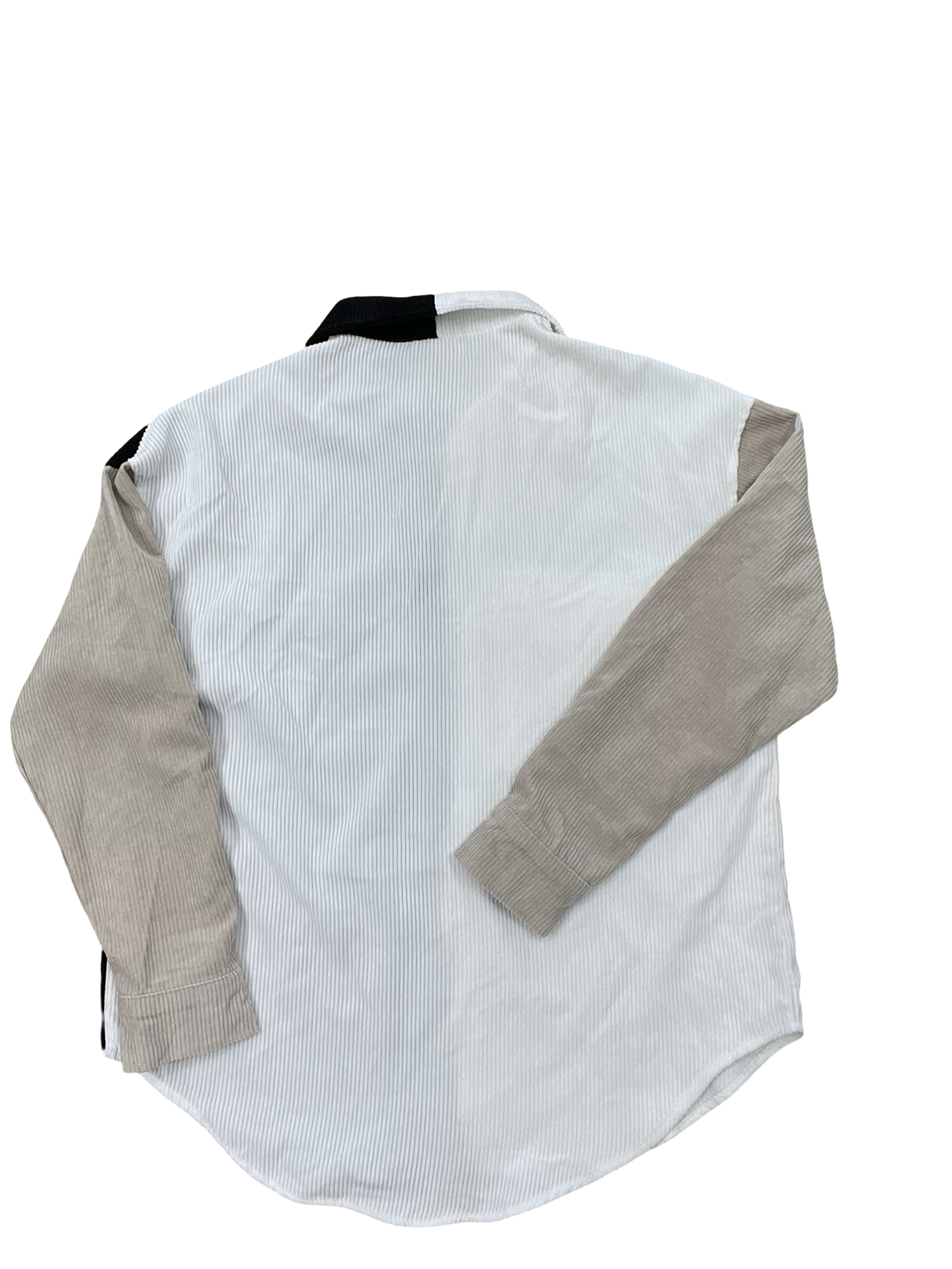 Blouse Ls By Clothes Mentor In Black & Cream, Size:M