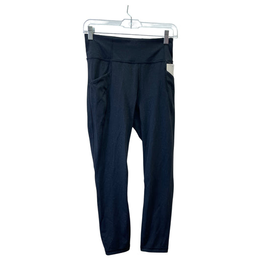 Athletic Leggings By Lululemon In Black & Grey, Size:S