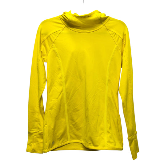 Athletic Top Ls Hoodie By Athleta In Yellow, Size:Xs