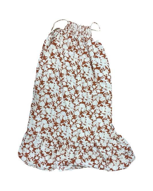 Dress Casual Maxi By Universal Thread In Orange & White, Size:L